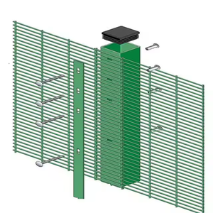 Clôture anti-escalade décorative extérieure 358 Mur de garde sécurisé Haute sécurité 358 Clôture anti-escalade Clôture anti-coupure Clôture à vue dégagée - Product Image 6