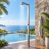 Nouvelles fonctionnalités, douche extérieure antirouille pour piscine, jardin, lieux publics, hôtels