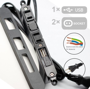 Xoay cắm USB Outlet Nhật Bản <span class=keywords><strong>Power</strong></span> Strip với PSE chứng nhận 2 AC Outlet 1 cổng USB <span class=keywords><strong>Power</strong></span> Strip - Product Image 4