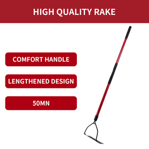 Winslow & Ross Cào Cảnh Quan Tay Cầm Dài Cào Nơ Làm Vườn Bằng Kim Loại 14 Răng Với Ống Bọc Cao Su Mềm - Product Image 5