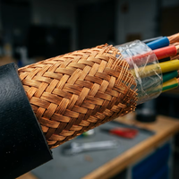 Câble minier flexible en caoutchouc résistant à l'huile MYP 0,66 kV, haute conductivité, fil électrique blindé en cuivre