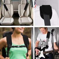 Sangle d'épaule personnalisée en néoprène respirant pour sac à dos, avec crochet antidérapant et coussin de décompression, compatible avec la plupart des sangles de sacs à dos et de bagages pour ordinateurs portables