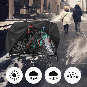 2-3自行车户外防水自行车罩防雨紫外线带锁孔MTB公路自行车重型自行车布 - Product Image 5