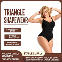 Skstyle Combinaison gainante sans couture, effet push-up, contrôle du ventre, rehaussement des fesses en trois dimensions, style anneau, amincissement de la taille