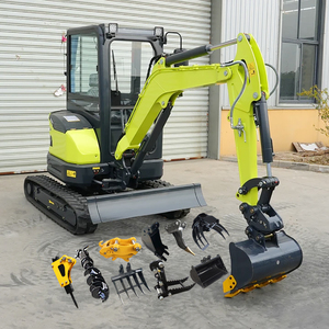 Trung Quốc Euro 5 diesel 2.5 tấn Mini Máy xúc trang trại sân đổi mới <span class=keywords><strong>Digger</strong></span> earthmoving máy móc nhỏ Bagger với cabin - Product Image 1