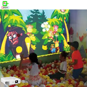 JIAQILE Equipo de Parque de Diversiones Infantil, Sistema de Juego de Proyección Interactiva Interior con Pantalla de 2x3m y Más de 60 <span class=keywords><strong>Juegos</strong></span> <span class=keywords><strong>para</strong></span> 1-25 Niños - Product Image 1