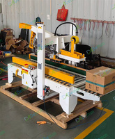 Machine à fermer les boîtes à prix d'usine, fermeur de cartons, plieuse, machine à plier les rabats, machine à sceller et à bander les cartons avec réglage manuel de la hauteur/largeur