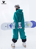 Combinaison de ski pour femme 3L, professionnelle, imperméable, isolée en polaire, chaude, vert olive, combinaison de ski une pièce pour adultes, unisexe