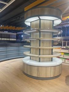 Estante de Góndola Cuadrado de Doble Panel Metálico Ligero con Parte Trasera Plana para Supermercado - Product Image 6