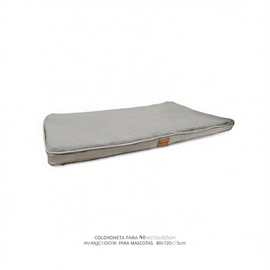 Cuccia per Animali Yommy 80x120x5cm, Materasso in Schiuma Grigia per Cani e Gatti, Comodo Tappetino per Dormire - Product Image 2