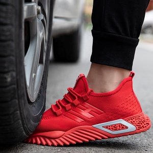 GUYSIA marca nuevo moda rojo transpirable resistente al desgaste a equipos <span class=keywords><strong>de</strong></span> protección <span class=keywords><strong>de</strong></span> seguridad <span class=keywords><strong>de</strong></span> punta <span class=keywords><strong>de</strong></span> acero <span class=keywords><strong>zapatos</strong></span> al aire libre <span class=keywords><strong>de</strong></span> las mujeres al aire libre <span class=keywords><strong>zapatos</strong></span> - Product Image 2