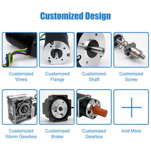 3상 50W 62W 100W 125W 188W 200W 250W 300W 400W 3000rpm 4000rpm 24V 36V <span class=keywords><strong>DC</strong></span> 브러시리스 모터 BLDC 모터 - Product Image 5