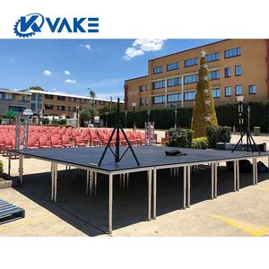 Fábrica personalizada ajustable alta aleación de aluminio luces de escenario Sur aluminio etapa cruzada portátil cuadrado hecho madera contrachapada - Product Image 5