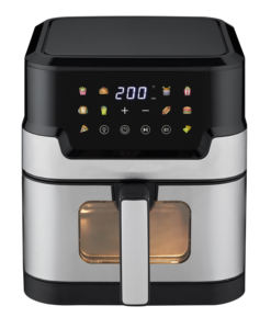 8l Roestvrijstalen Digitale Controle Lucht Friteuse 8 Liter Automatische Slimme Stroombron Olievrije Kookplaat Oven Met Kijkvenster - Product Image 2