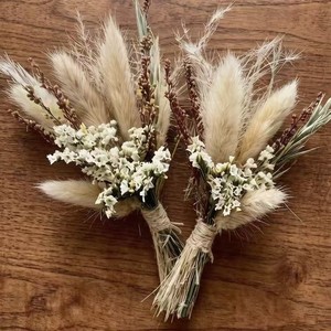Mini-bouquets de <span class=keywords><strong>fleurs</strong></span> séchées G198 pour mariage, corsages de mariée et de demoiselles d'honneur, souvenirs, articles décoratifs - Product Image 1