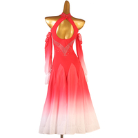 Bonne qualité prix usine Sexy salle de bal rouge Costume Matric robes de danse pour adultes femmes