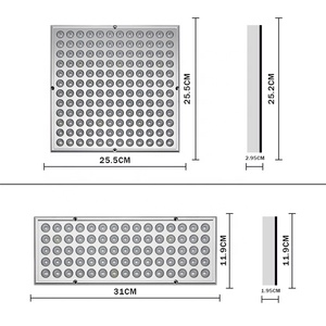 <span class=keywords><strong>Lampe</strong></span> horticole de croissance LED 25/45W, ac 85-265V, panneau spectre complet, éclairage <span class=keywords><strong>pour</strong></span> serre/chambre de culture intérieure, <span class=keywords><strong>plantes</strong></span>, végétation/floraison - Product Image 2