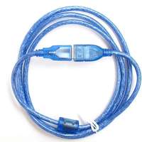 Cable de Extensión USB 2.0 Macho a Hembra con Blindaje de Anillo de Ferrita y Conductores de Cobre Libre de Oxígeno para Memorias USB y Ratones