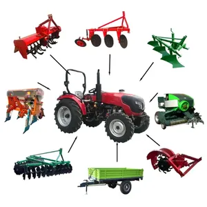 Small Four -Wheel Tractor Agricultural Four -Wheel Drive Rotor Plowing Machine Delivery Trench Open Draft Agricultural Machine