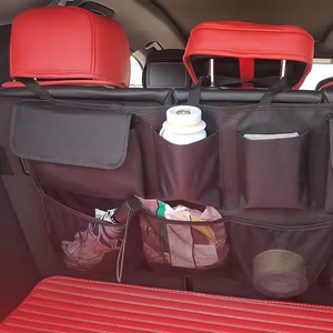 Sac de rangement pour voiture en tissu Oxford polyester imperméable, organisateurs suspendus pour siège arrière avec fonctionnalités d'organisation pour siège et coffre de voiture - Product Image 2