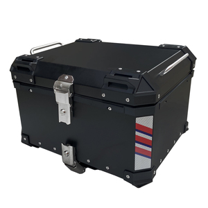 Motorcycle 55 Litres Electric Rear Luggage Top Case Motorcycle Trunk Tail Box Alu/aluminum/