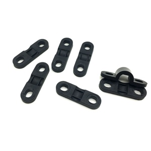 Clips <span class=keywords><strong>de</strong></span> câble en nylon à fente concave avec trou <span class=keywords><strong>de</strong></span> vis en <span class=keywords><strong>plastique</strong></span> <span class=keywords><strong>de</strong></span> 16 mm, clips <span class=keywords><strong>de</strong></span> câble à sertir plats, catégorie <span class=keywords><strong>de</strong></span> produits - Product Image 4