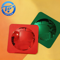 Miroir concave-convexe en verre organique gravé CNC, miroir multicolore, décoration, miroir spécial pour l'enseignement