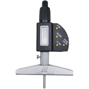 LISHAN Digital Depth <b>Micrometer</b> 0-25mm 0.001mm Resolution Precision Measurement Tool - Product Image 2