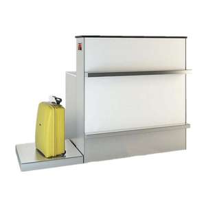 Comptoir d'accueil modulaire en bois pour aéroports, hôtels et écoles - Design moderne à hauteur réglable - Product Image 5