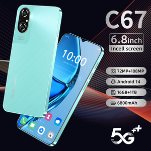New Bán C67 5G Điện Thoại thông minh Chất Lượng Hệ Thống Android Hội Đồng Quản Trị 108MP Phía Sau Máy Ảnh Octa Lõi CPU 2G 144Hz Bên Ngoài Điện Thoại Di Động 16 + 1Tb + - Product Image 3
