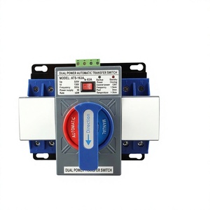 Interruptor de Transferencia Automática de Doble Alimentación 2P 63A 100A Monofásico para Conexión a Red y Generador, para Energía de Respaldo Doméstica - Product Image 1