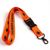 CH Wholesale Sublimation Printing Polyester Lanyards With Logo Custom Certification Keychain OEM ODM ECO Promotion Event Gifts
