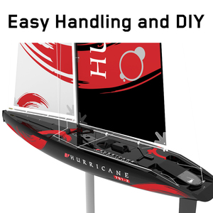 Bateau à voile <span class=keywords><strong>RC</strong></span> en plastique de 1000 mm, modèle complet, pour hobby, bateau à voile DIY de 1 m, 791-2 - Product Image 2