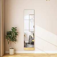 Miroir mural décoratif auto-adhésif flexible en verre flotté doublement laqué pour la vente en gros