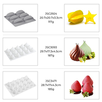 Moule à Gâteau Mousse en Silicone Réutilisable SILIKOLOVE Factory Formes Fruits Ananas Poire Cerise Mangue Verrhoa Carambole Pêche Certifié LFGB