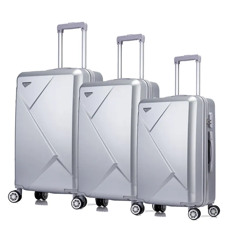 Прочный чемодан из АБС-пластика, другие комплекты чемоданов, легкие чемоданы на колесиках, китайская фабрика, чемоданы на колесиках