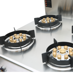 Cocina Comercial de <span class=keywords><strong>Encimera</strong></span> para Restaurante, Estufa de <span class=keywords><strong>Gas</strong></span> de 6 Quemadores, Equipo de Cocina de 4 Quemadores, Estufas de <span class=keywords><strong>Gas</strong></span> con Soporte, Hornos de <span class=keywords><strong>Gas</strong></span> - Product Image 5