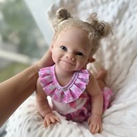 Muñeca de Silicona de Cuerpo Completo de 16 Pulgadas (40 cm), Muñeca de Bebé Realista para Abrazar, Recién Nacida, con Piel Suave en 3D, Muñecas Reborn para Niños, Regalo