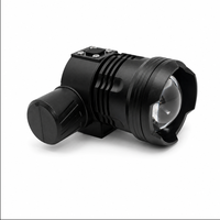Phare de vélo LED zoomable rechargeable en aluminium, lumière de camping à focalisation réglable, étanche IP44, super lumineux, chargement USB-C