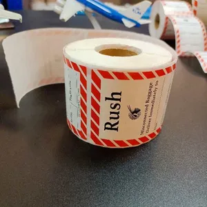 도매 사용자 정의 로고 인쇄 영구 접착 항공사 RUSH 수하물 여행용 Tags