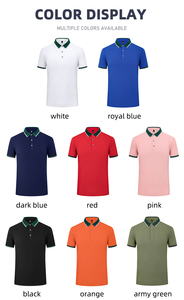 Casual Shirts Hotel Waiter Lapel Uniform Waiter and Waitress Short Sleeve Uniform Design Working Polo T-shirt for Men - Product Image 5