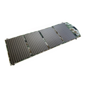 Pannello Solare Pieghevole Portatile da 100W di <span class=keywords><strong>Grado</strong></span> <span class=keywords><strong>Militare</strong></span> 18V Mezza Cella Tutto Nero per Generatore Efficienza 21% - Product Image 4