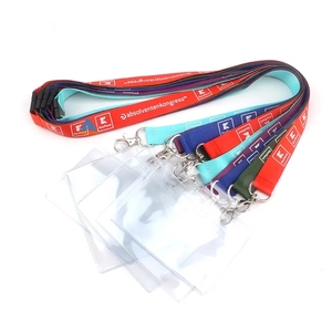 Phổ Biến 2 Móc Đôi End Dây Buộc Dây Đeo Biểu Tượng Tùy Chỉnh Polyester Dây Buộc Cho Id Chủ Thẻ - Product Image 2