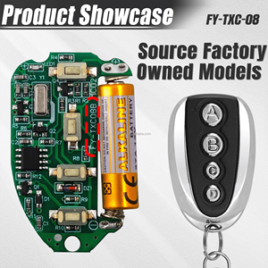 <span class=keywords><strong>Control</strong></span> remoto inalámbrico de precio al por mayor para motor de puerta corredera de marco de Metal con cara ABCD tecnología de radiofrecuencia de repuesto duplicada - Product Image 4