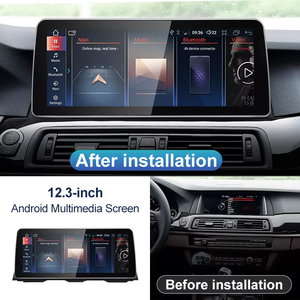 STWEI MTK8581 12.3Inch CarPlay AUTO Android 14 Car Stereo Multimedia for BMW F10 F11 5series Head Unit Radio <b>Bluetooth</b> CIC - Product Image 5