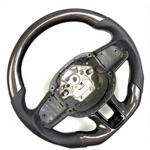 Volante de fibra de carbono personalizado para coche, cubierta de cuero para <span class=keywords><strong>Volvo</strong></span> S60, S90, XC60, <span class=keywords><strong>XC90</strong></span>, XC40, S40 - Product Image 1
