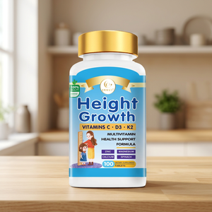 Tabletas Multivitamínicas para el Crecimiento, con Vitamina C, D3, K2, Calcio, Zinc y Magnesio, para Adultos, Densidad Ósea, Apoyo Inmunológico y Articular - Product Image 1