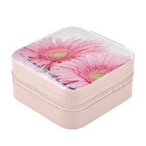 Factory Direct Little Beauty Bag Leather Jewelry Organizer Storage Small Travel Jewelry <b>Box</b> - Product Image 3