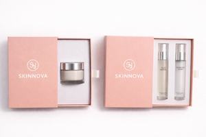 Boîte d'emballage cosmétique personnalisée, boîte cadeau rigide à tiroir pour marque de beauté, boîte laminée mate avec insert, fabricant OEM - Product Image 3