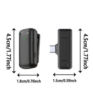 Micrófono de Solapa Mini 2 en 1 2026, 3 Modos, Reducción de Ruido Dual, Micrófono Inalámbrico para iPhone y iPad - Product Image 4